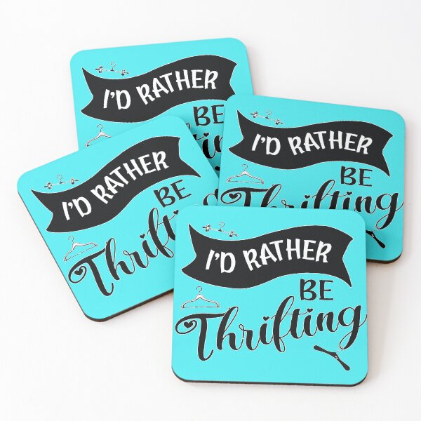 Item preview, I’d rather be thrifting thrift queen/king gift thriftstore designed and sold by MetalicBabe.