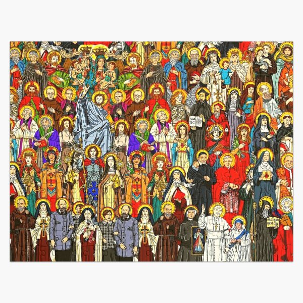 Saints, All saints, Catholic Saints Jigsaw Puzzle