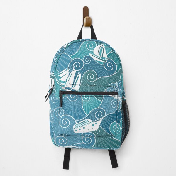 Item preview, Wild ocean capturing all boats with its tentacles designed and sold by AliciaDiamond.