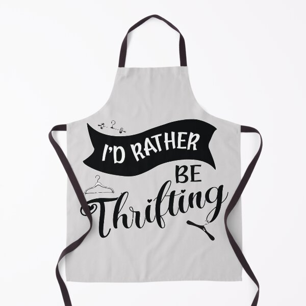 Item preview, I'd rather be thrifting thrift queen gifts second hand shopping designed and sold by MetalicBabe.