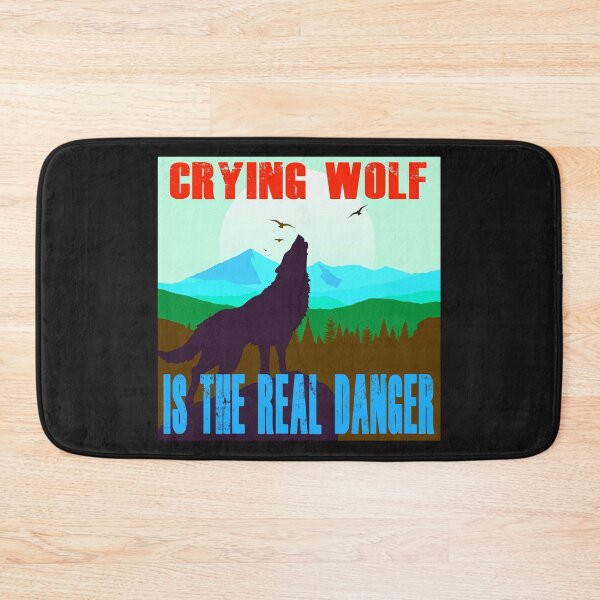 Item preview, Crying Wolf is the Real Danger - Retro Colors 3 designed and sold by Art-by-Geoff.
