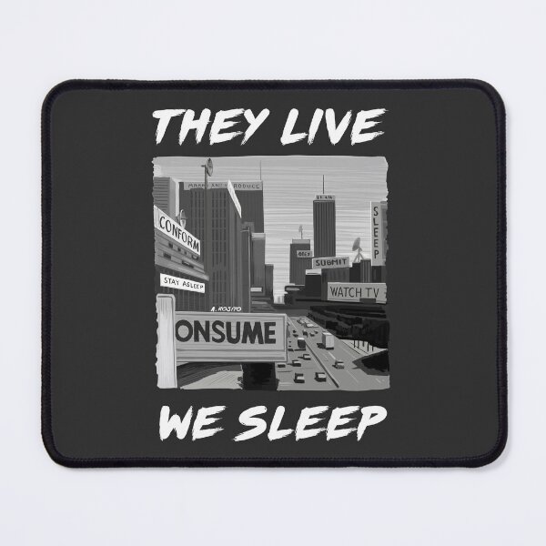Item preview, They Live We Sleep Fan Art Illustration designed and sold by burrotees.