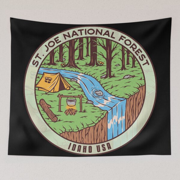 Item preview, St. Joe National Forest River Camp designed and sold by JordanHolmes.