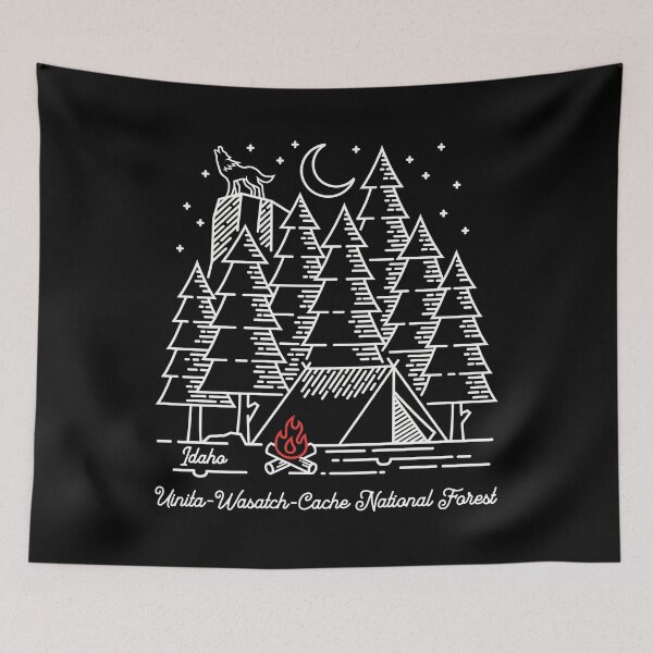 Item preview, Uinita-Wasatch-Cache National Forest Monoline designed and sold by JordanHolmes.