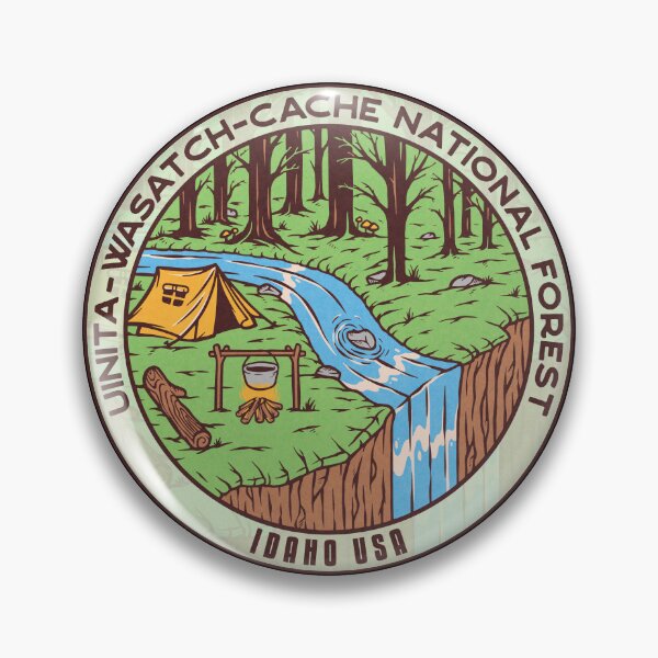 Item preview, Uinita-Wasatch-Cache National Forest River Camp designed and sold by JordanHolmes.