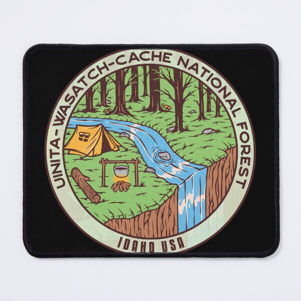 Item preview, Uinita-Wasatch-Cache National Forest River Camp designed and sold by JordanHolmes.