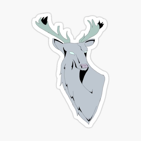 Deer head Sticker