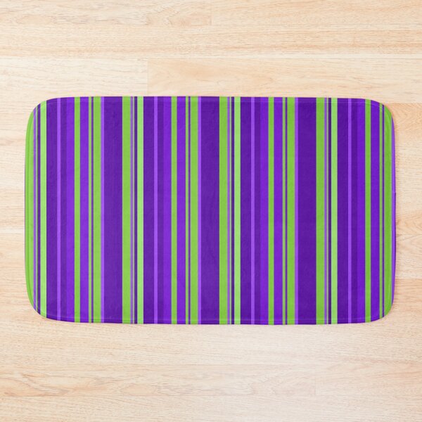 Item preview, Simple repeating purple and green pattern of stripes - WelshDesigns designed and sold by welshdesigns.