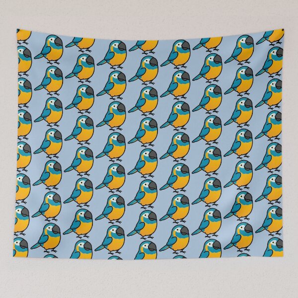 Item preview, Chubby Blue-throated Macaw designed and sold by birdhism.