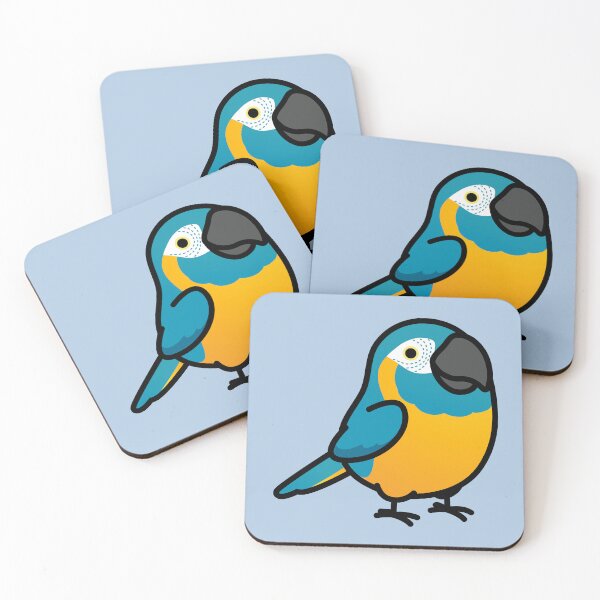 Item preview, Chubby Blue-throated Macaw designed and sold by birdhism.