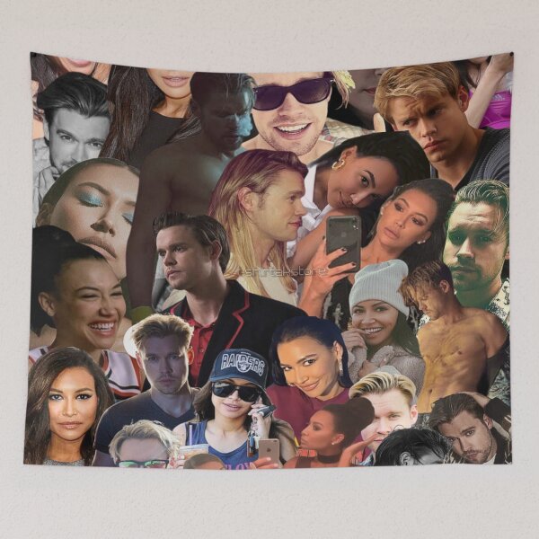 Item preview, chord overstreet + naya rivera photo collage designed and sold by T-shirtakStore.