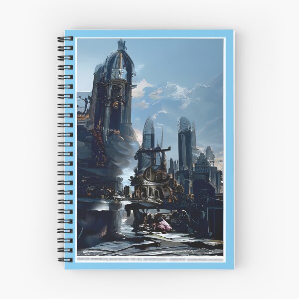 Item preview, Futuristic blue high rise designed and sold by Taha023.