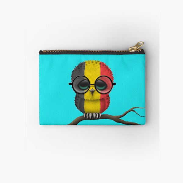 Item preview, Nerdy Belgian Baby Owl on a Branch designed and sold by JeffBartels.