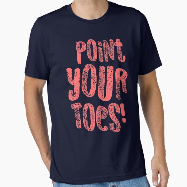 Item preview, Point Your Toes Gymnastics Shirt Pink designed and sold by threadsmonkey.