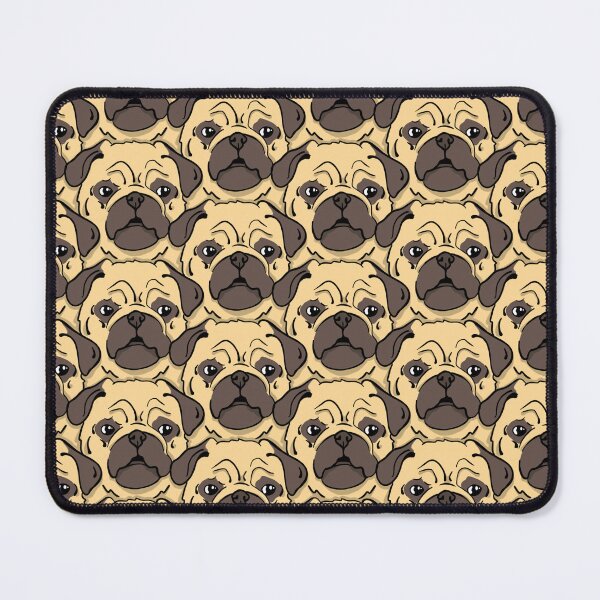 Item preview, Psychedelic Pug Dog Portrait Pattern designed and sold by thecloudycorgi.