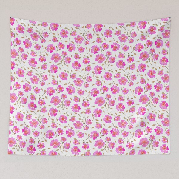 Item preview, Wild Roses in Hot Pink designed and sold by MarcyBrennanArt.