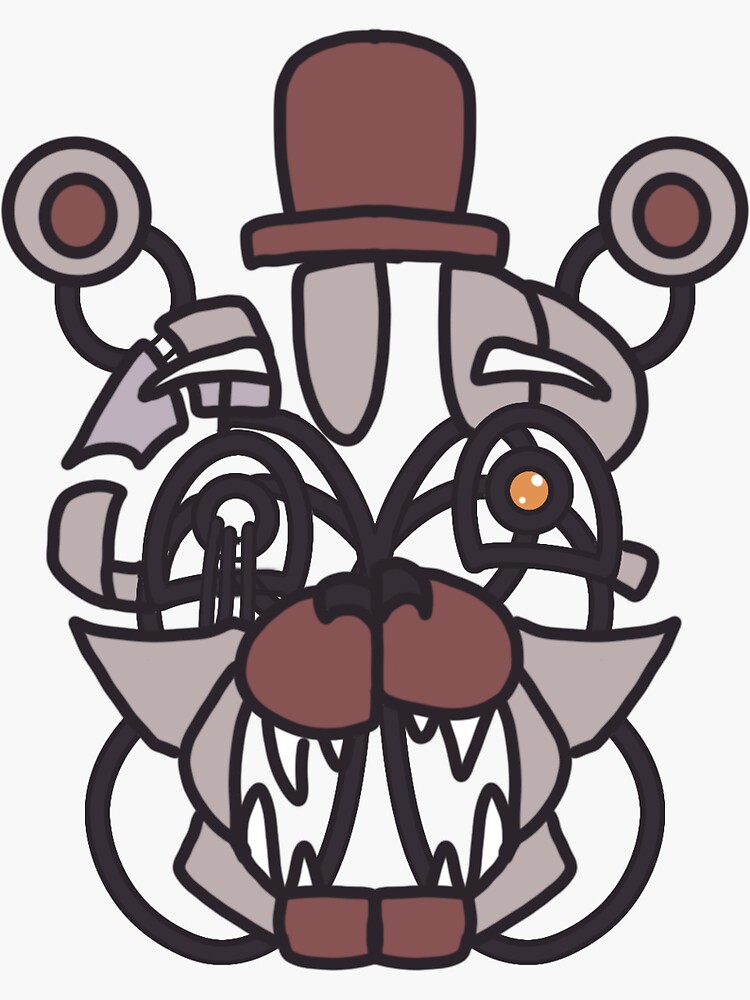 Chibi molten freddy Sticker for Sale by ShortAndSad