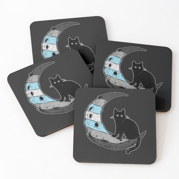 Item preview, Demiboy Cat Moon designed and sold by Clara Hollins.