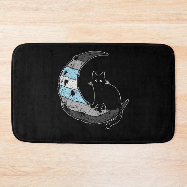 Item preview, Demiboy Cat Moon designed and sold by Clara Hollins.