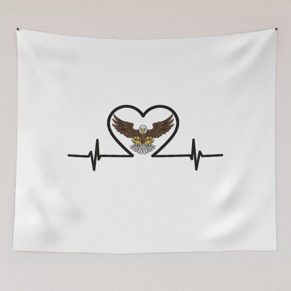 Item preview, Eagle Heartbeat, eagle lovers shirt designed and sold by Rolmani-shop.