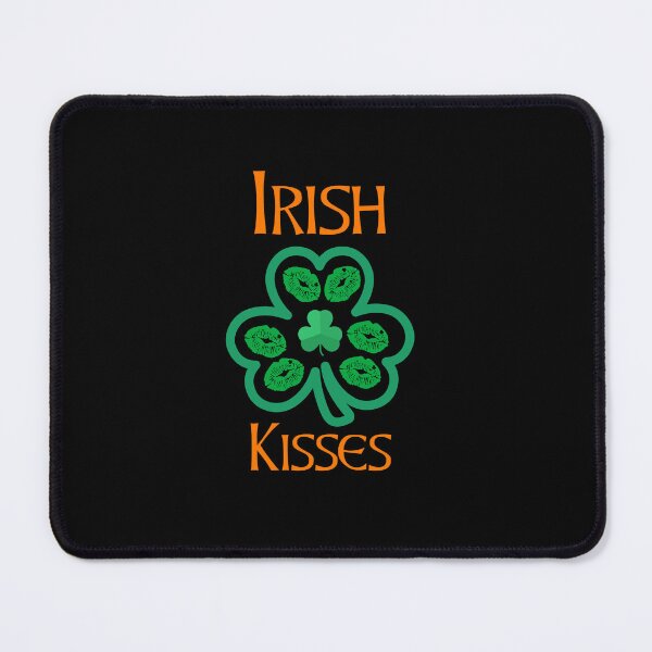 Item preview, Irish Kisses Clover Shamrocks Lips designed and sold by IrishPOD.