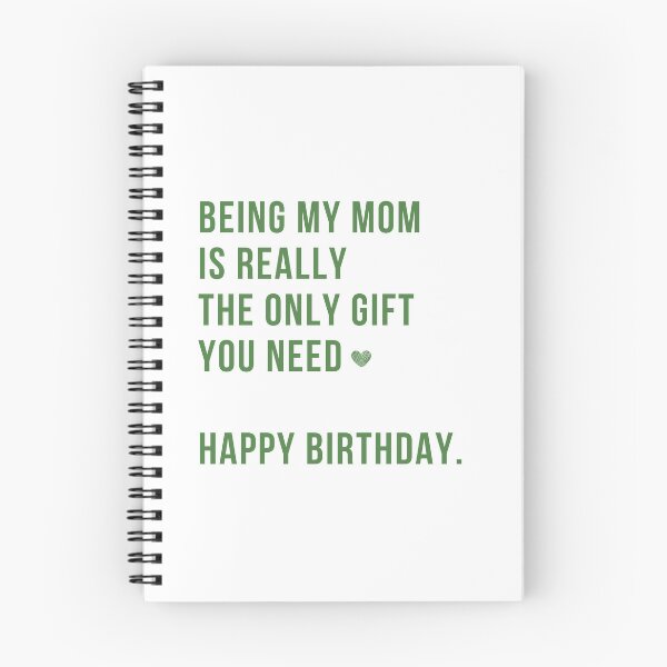 Aperçu de l'œuvre Carte d'anniversaire pour mère : le seul cadeau dont vous avez besoin, cadeaux d'anniversaire amusants pour maman de sa fille - Fils, joyeux anniversaire maman, carte amusante pour maman, cadeaux pour maman, carte de vœux 12,7 x 17,8 cm. créée et vendue par sofiaspiff.