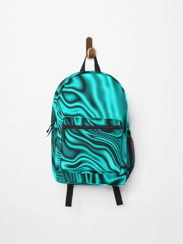 Thumbnail 1 of 3, Backpack, Swimming In Turquoise designed and sold by TiltedCode.