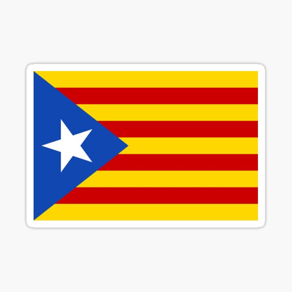 "bandera estrella" o "bandera estrella solitaria" Pegatina