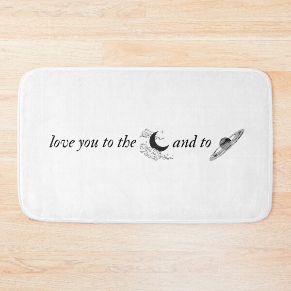 Item preview, love you to the moon and to Saturn TS lyrics designed and sold by lotsofniches.