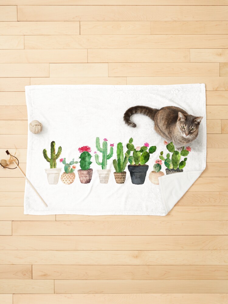 Cat cactus blanket hotsell