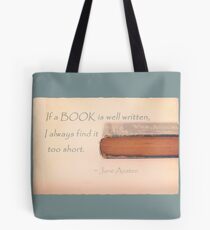 Jane Austen Tote Bag