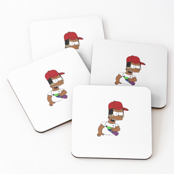 Item preview, rapper typebeat BÂRT SÍMPSÔN Sticker  designed and sold by deztees.