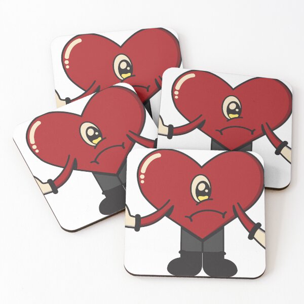 Item preview, Bad Bunny - Un Verano Sin Ti (Red Heart Guy) designed and sold by J6rgi.