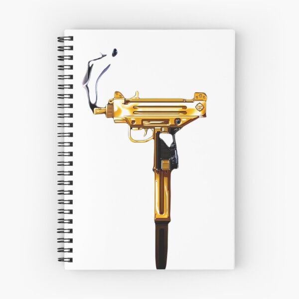 Item preview, gold uzi sticker tyoebeat , designed and sold by deztees.