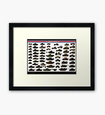 British Armour of ww2 Framed Print