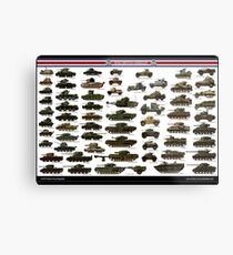 British Armour of ww2 Metal Print