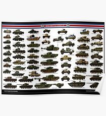British Armour of ww2 Poster