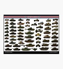 British Armour of ww2 Photographic Print