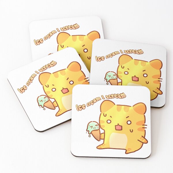 Item preview, Sweaty Orange Cat and Ice Cream designed and sold by starsdomain.