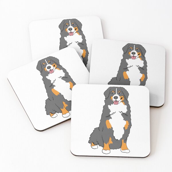 Item preview, Bernese Mountain Dog Illustration  designed and sold by thecloudycorgi.