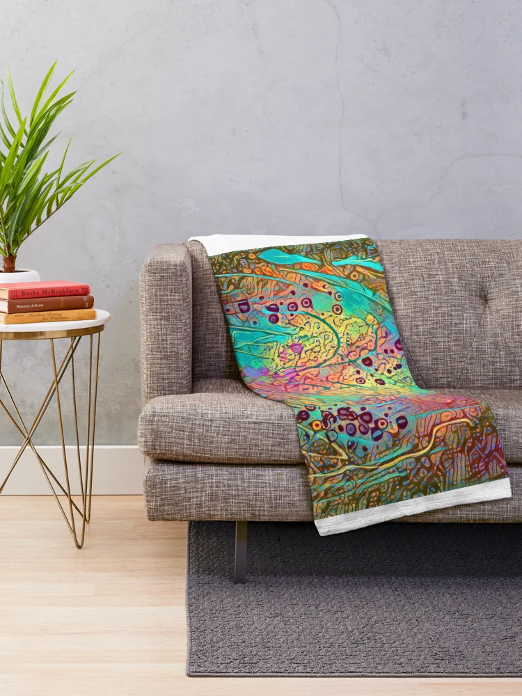 Thumbnail 2 of 6, Throw Blanket, Color Scramble designed and sold by TiltedCode.