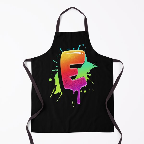 Item preview, Graffiti Letters E Letter Colorful Paint Splash Style designed and sold by ToTheNextLetter.