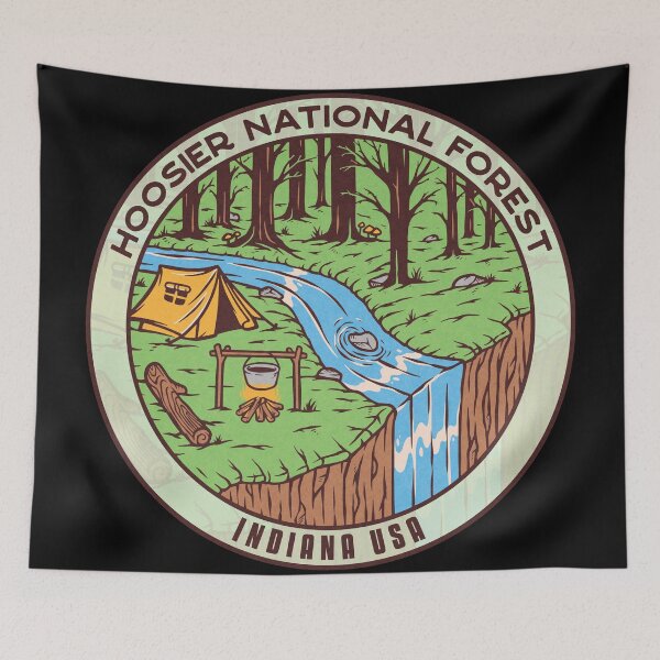 Item preview, Hoosier National Forest River Camp designed and sold by JordanHolmes.