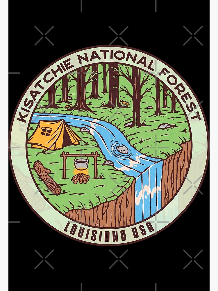"Kisatchie National Forest River Camp" Poster for Sale by JordanHolmes