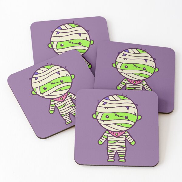 Item preview, Cute Kawaii Zombie Mummy // Adorable Halloween Mummy Monster designed and sold by TwoTenDesign.