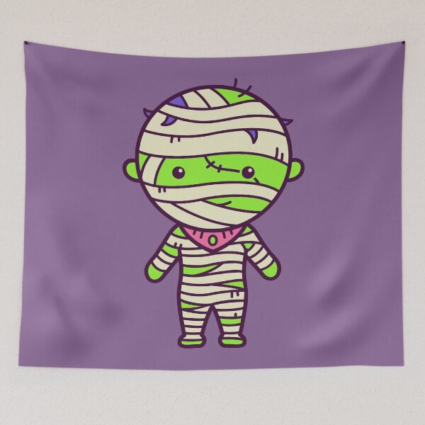 Item preview, Cute Kawaii Zombie Mummy // Adorable Halloween Mummy Monster designed and sold by TwoTenDesign.
