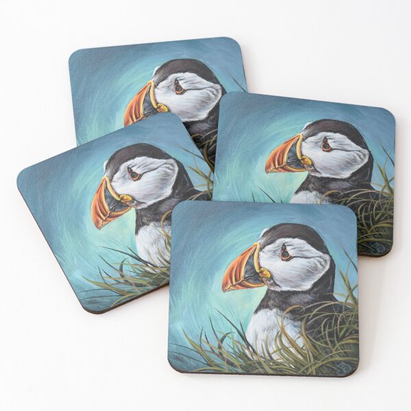 Item preview, Puffin Head designed and sold by ArtbyJessi37.