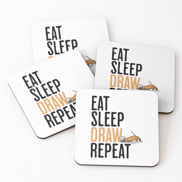 Item preview, Eat Sleep Draw Repeat - Artist Humor designed and sold by AlanPhotoArt.