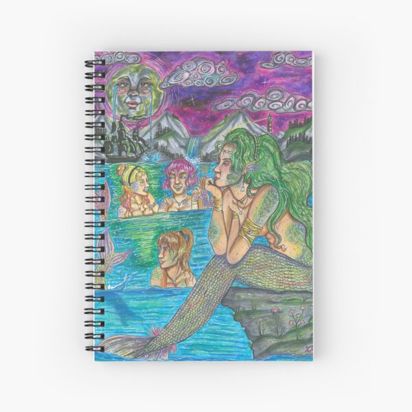 Disney The Little Mermaid Ariel Shell Spiral Notebook by Guy Hilda - Pixels