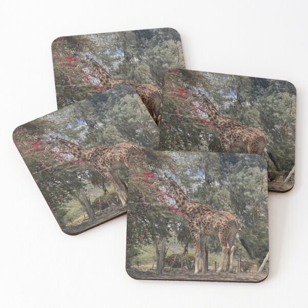 Item preview, Giraffe Feeding from a Tree  designed and sold by lets-travel.